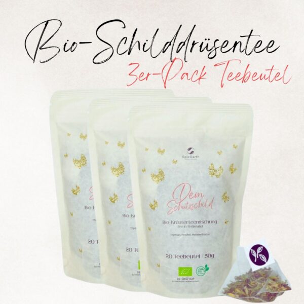 BIO Schilddrüsen Tee in Teebeutel - 3er Pack